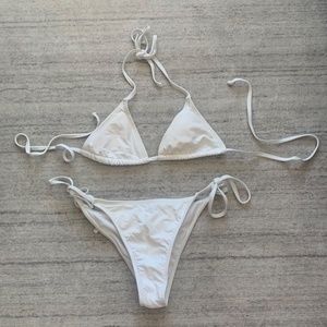 Tilly's Full Tilt White String Bikini, size XS